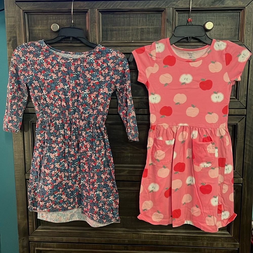 Lot of 2 Old Navy (Size:10-12 long sleeve) & Carter’s Kid (Size:10 short sleeve)